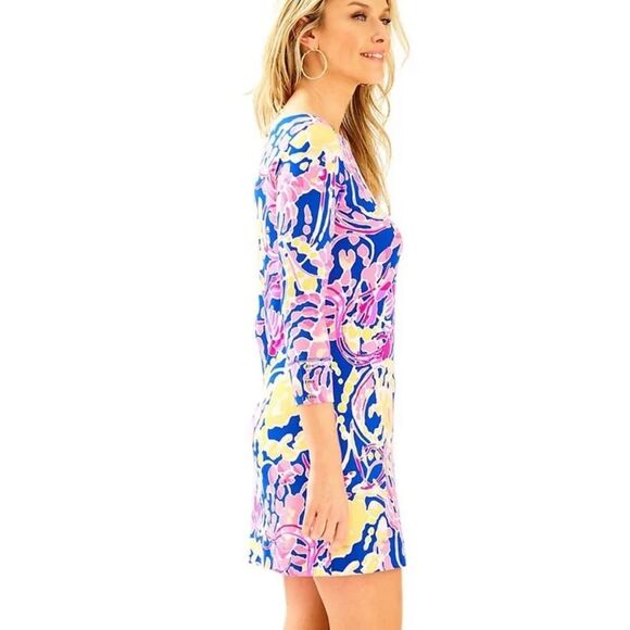 Lilly Pulitzer Brilliant Blue Catch and Release Sophie Dress - Picture 2 of 14